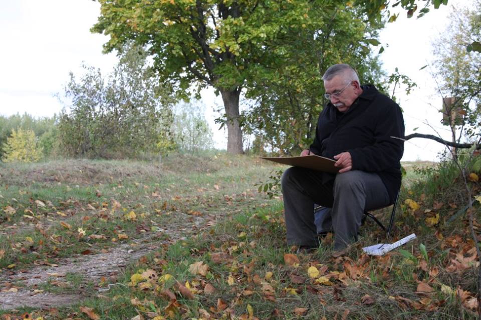 Восеньскі пленэр у вёсцы Багданава